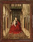 Jan Van Eyck Famous Paintings - Small Triptych [detail central panel]